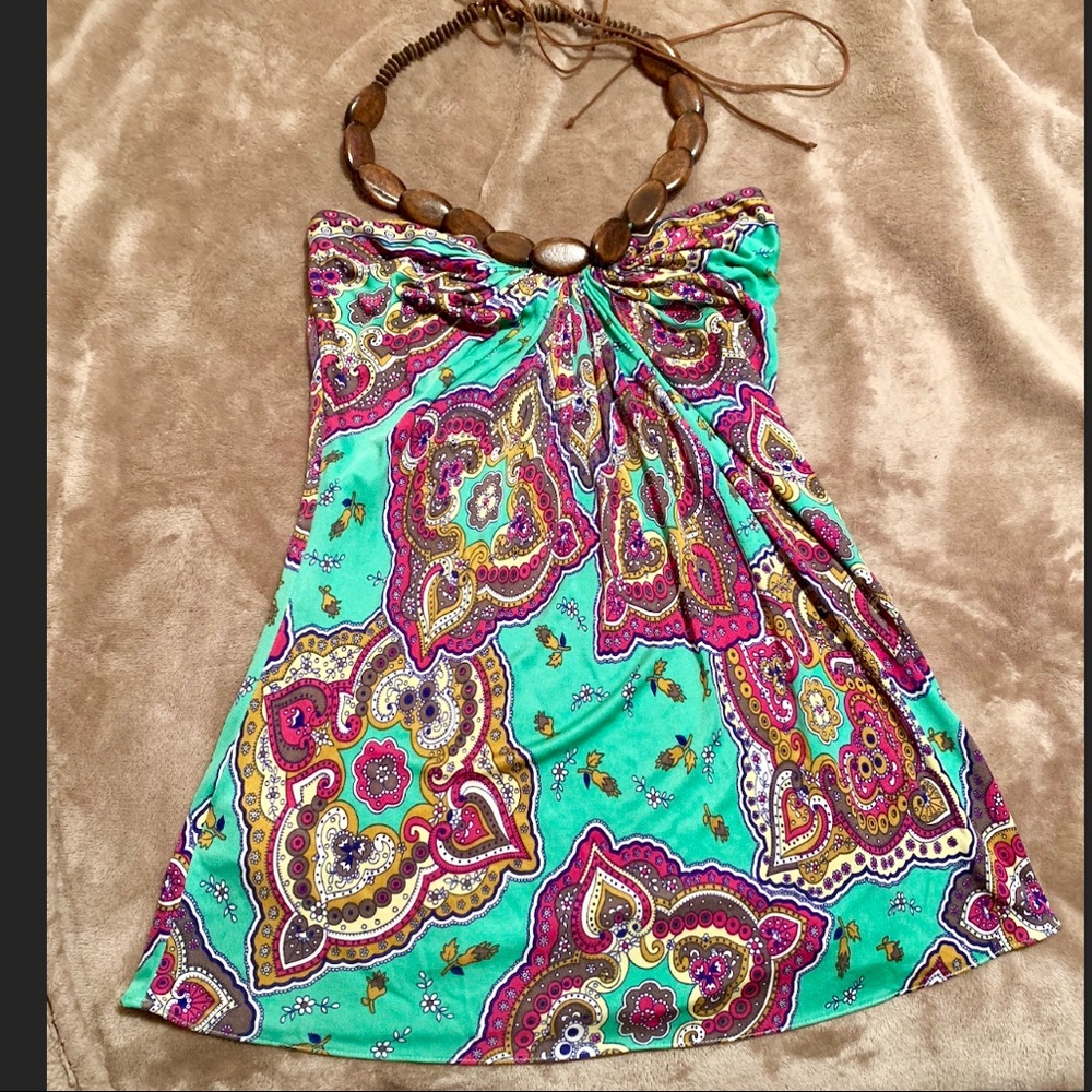 Sky halter top
